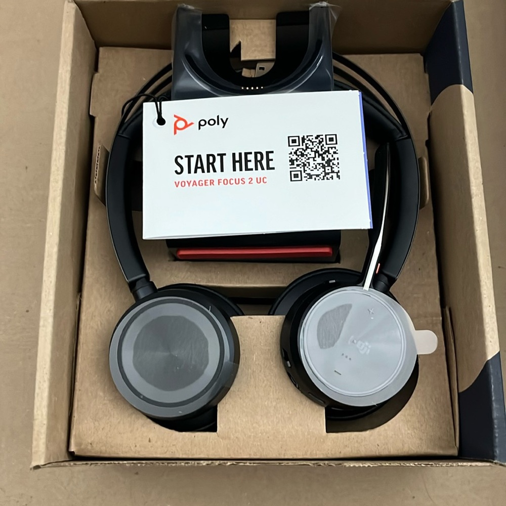 NEW Poly Voyager Focus 2 Bluetooth Headset